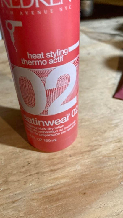 Redken Heat Styling Thermo Actif Satin Wear 02 5.4 oz