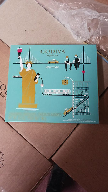 Godiva New York 19 pieces 6.9 oz box