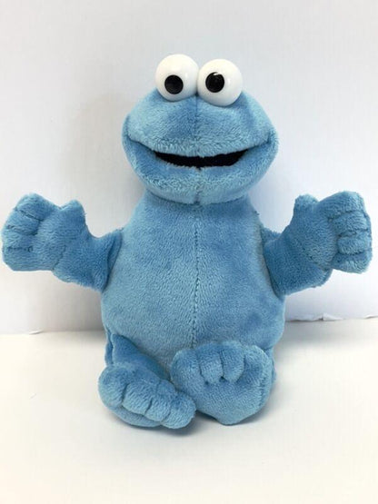 Mini Cookie Monster Bean Bag Plush Gund Sesame Street Plush 2017 6”