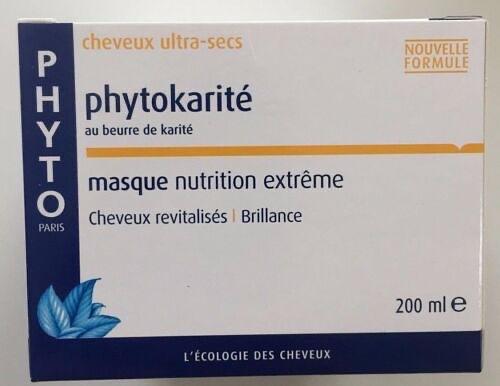PHYTO PHYTOKARITE ULTRA NOURISHING MASK - REVITALIZED HAIR SHINE - 6.7 OZ/200 ML