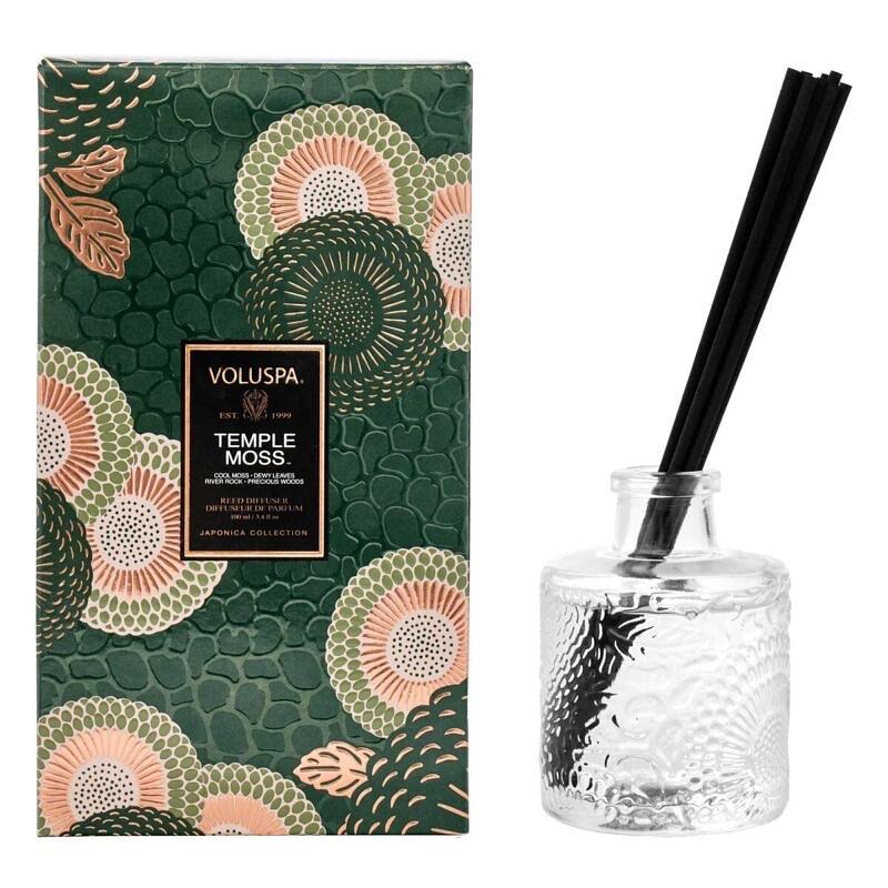 Voluspa Reed Diffuser TEMPLE MOSS