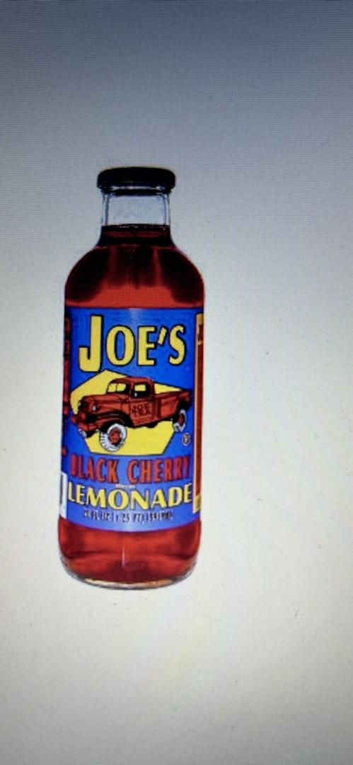 Joe Tea Black Cherry Lemonade 20 oz Glass Bottles 12 Pack