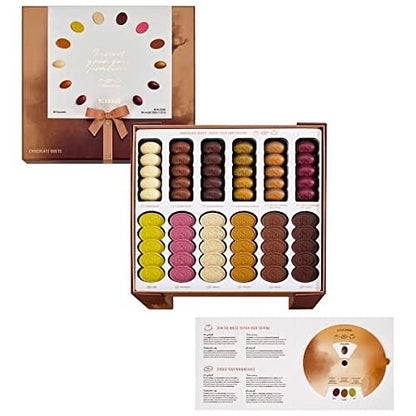 Neuhaus Belgian Chocolate Duets Table Box – 60 Chocolates to Mix & Match – 36 Flavor Combinations – Personalized Experience – Invent Your Own Pralines