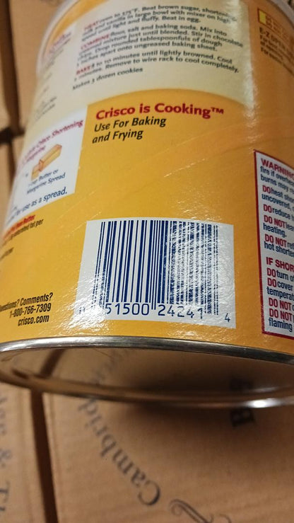 Crisco Butter Flavor Shortening 48 oz Canister