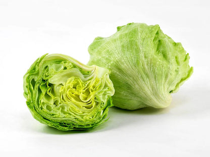 Fresh Iceberg Lettuce by RawJoy Farms