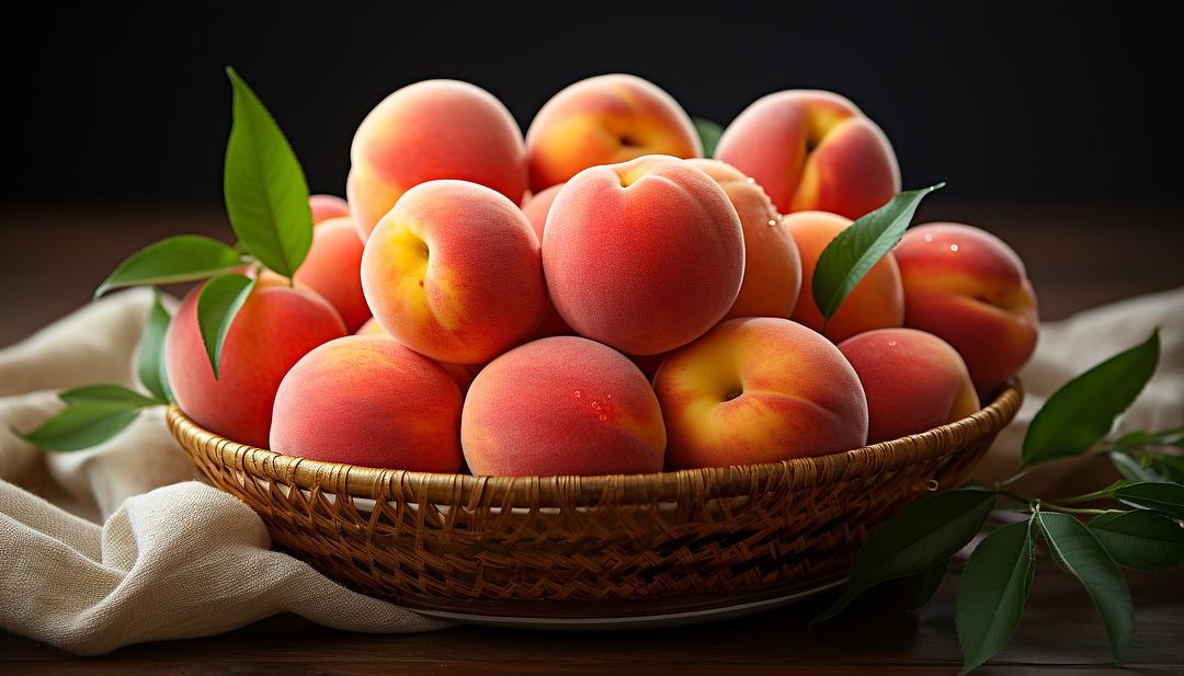 Fresh Ripe Juicy Peach by RawJoy Farms