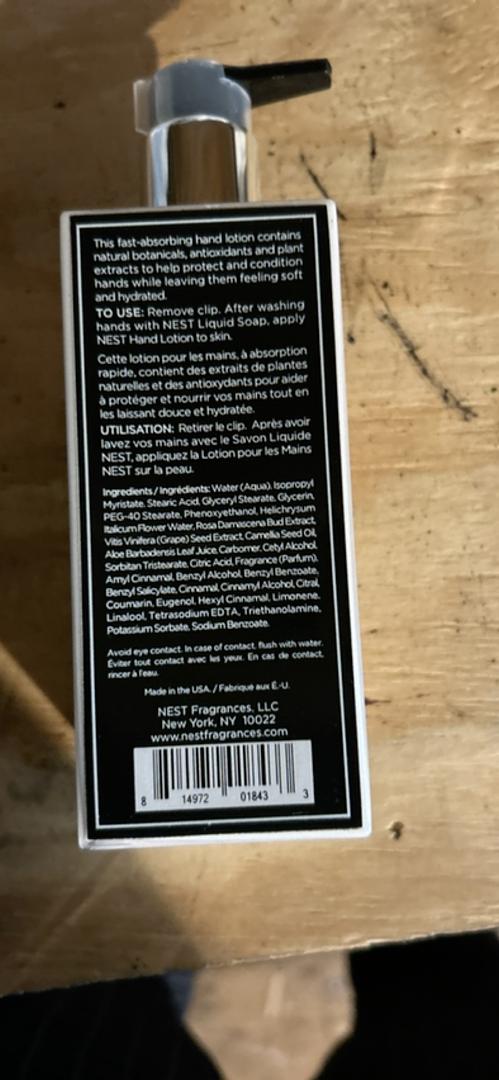 Nest Vanilla Orchid & Almond Hand Lotion 10 oz