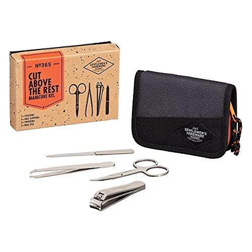 Gentlemen's Hardware Manicure Kit, 4-piece, 1 count