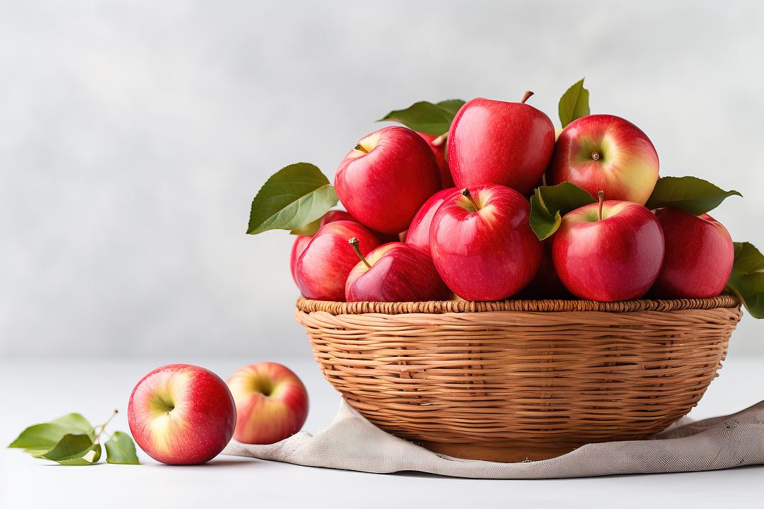 Fresh delicious red apples by RawJoy Farms