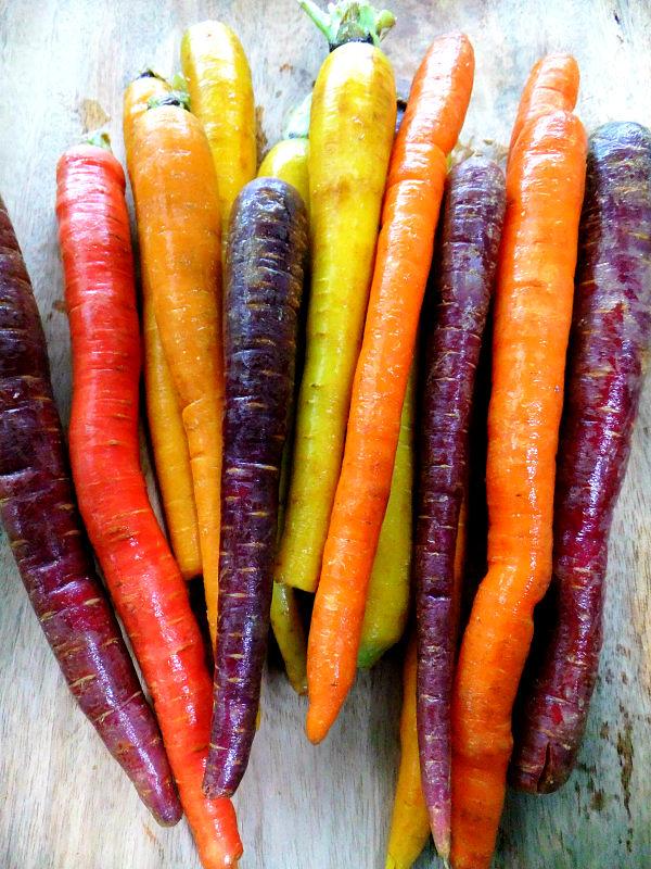 Organic Fresh Rainbow Carrots by RawJoy Farms