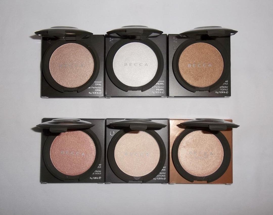 Becca Shimmering Skin Perfector Pressed Highlighter Illuminator Rose Gold