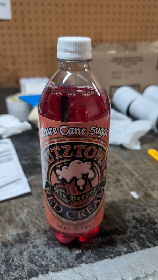 Kutztown Soda (Red Cream Soda) 24/ 24oz Bottles