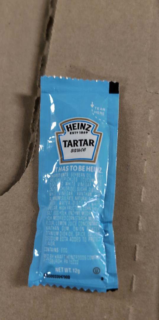 Heinz Tartar Sauce Packets 0.42 oz packets (Case Pack of 200)