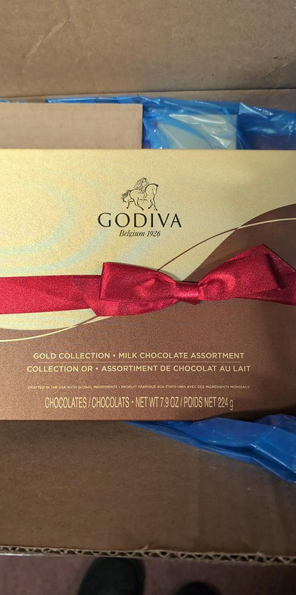 Godiva Gold Collection Milk Chocolate Assorted 7.9 oz box18 piece