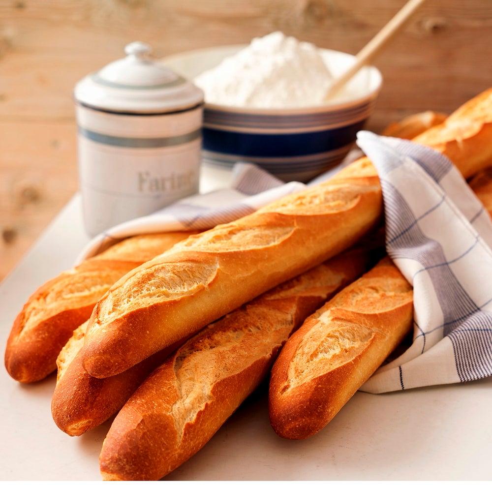 Fresh Baked Crusty French Baguette Bread By RawJoy