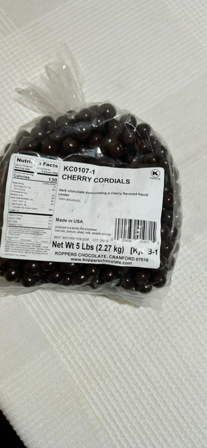 Koppers Chocolate Cherry Cordials 5 lbs Bags