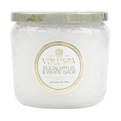 VOLUSPA EUCALYPTUS & WHITE SAGE PETITE JAR CANDLE 4.5 OZ