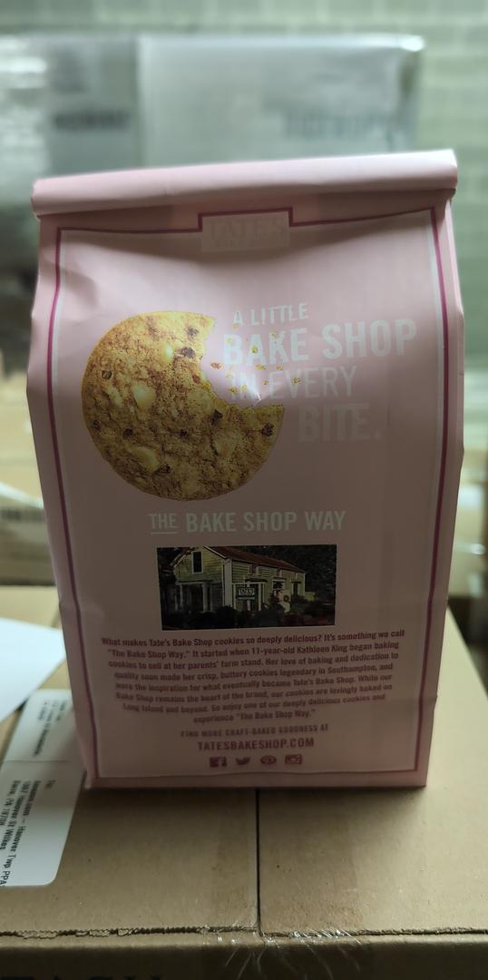 Tate's Bake Shop White Chocolate Raspberry Cookies 6.5 oz bag each