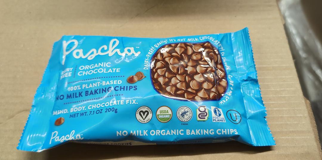 Pascha Rice Milk Chocolate Baking Chips 7.1 oz Bag (Case Pack of 8)