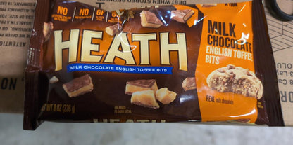 Hershey's Milk Chocolate English Toffee Bits 8 oz Bag