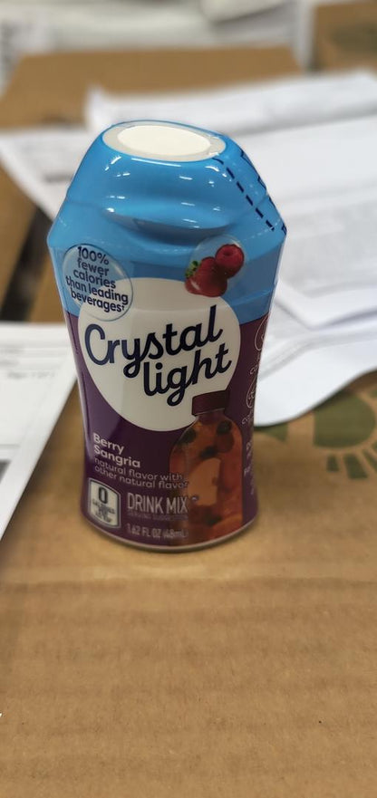 Crystal Light Liquid Berry Sangria Drink Mix 1.62 fl oz Bottle (Case Pack of 12)