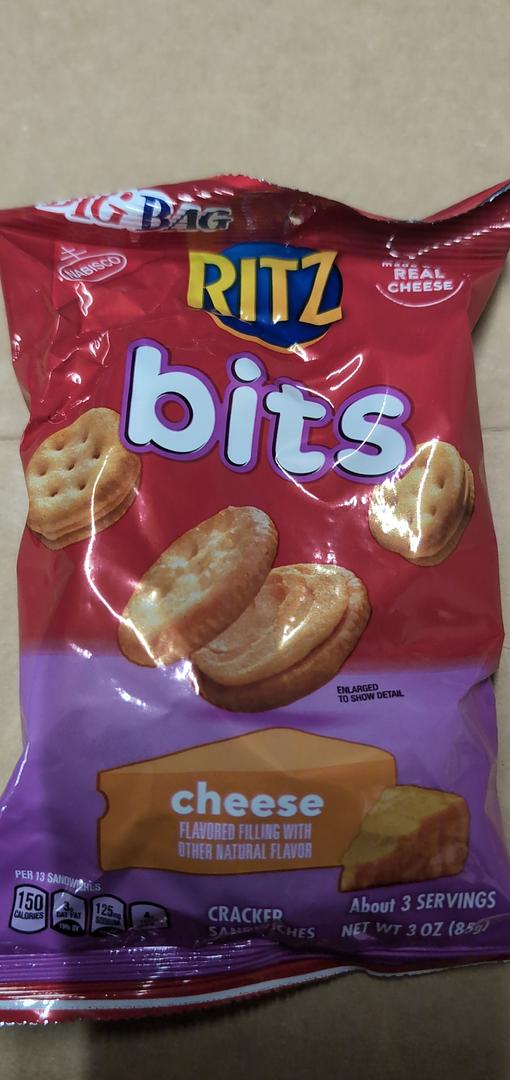 Nabisco Cheese Ritz Bits (Case Pack of 12 ) 3oz bag