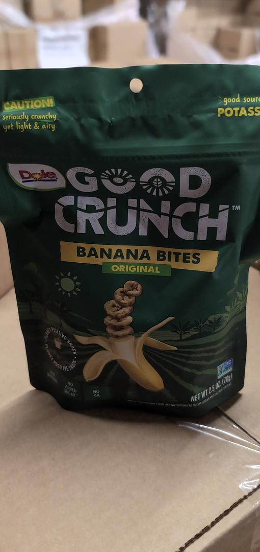 Dole Good Crunch Original Banana Bites 2.5 oz ( Pack of 6)