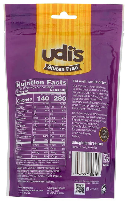 Udi's Gluten Free Vanilla Granola 11 OZ 6 Pack