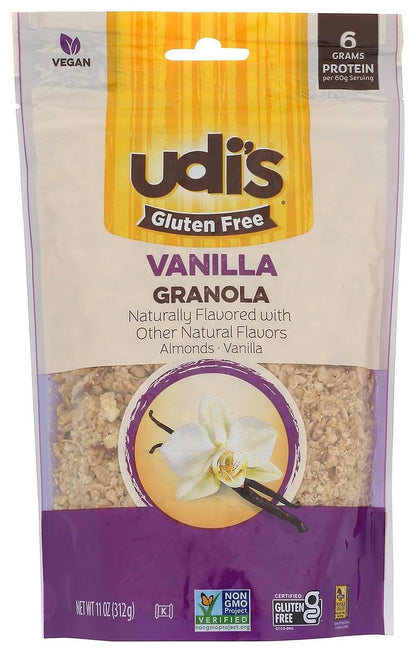 Udi's Gluten Free Vanilla Granola 11 OZ 6 Pack