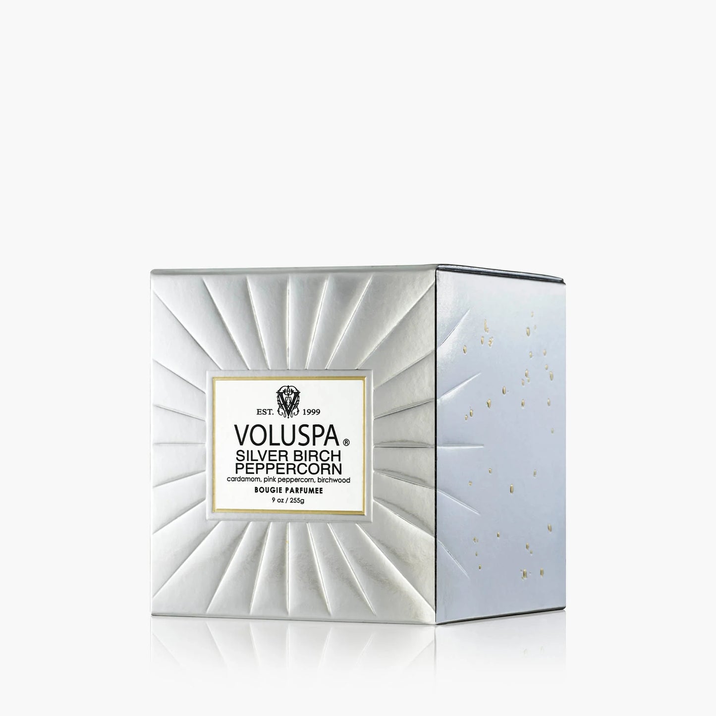 Voluspa Vermeil Silver Birch Peppercorn 9 oz Classic Candle