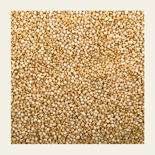 Organic Golden White Whole Quinoa Grain Royal no-GMO Gluten Free Bulk (55 LB)