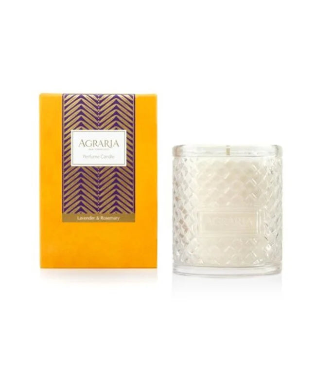 Agraria Woven Crystal Candle Lavender & Rosemary 7 oz