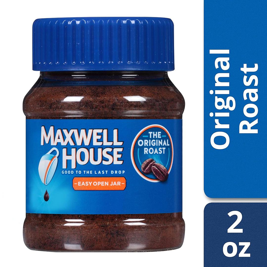 Maxwell House Original Roast Instant Coffee 2 OZ - 12 Pack