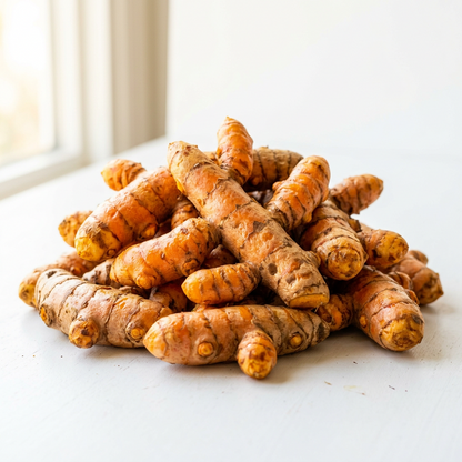RawJoy Fresh Turmeric Roots for Planting – 2 lbs, Yellow Turmeric Rhizomes (Curcuma Longa)