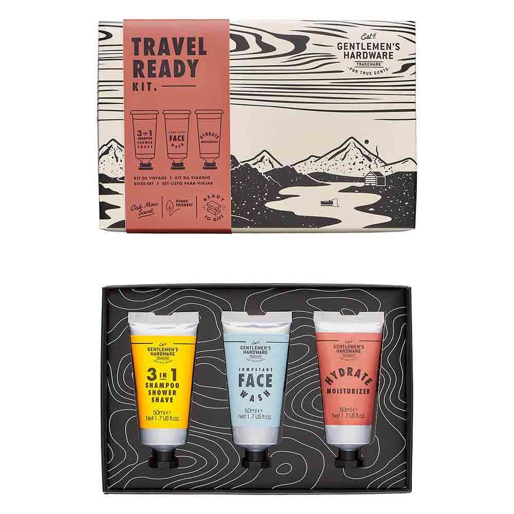 Gentlemen's Hardware Travel Ready Kit - Oak Moss Scent 3 PC 1.7 Fl Oz