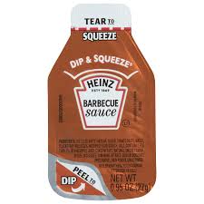 Heinz BBQ Dip and Squeeze Packets 0.95 oz (Box of 500)