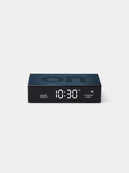 Lexon Flip + Travel LCD Alarm Clock Navy Blue