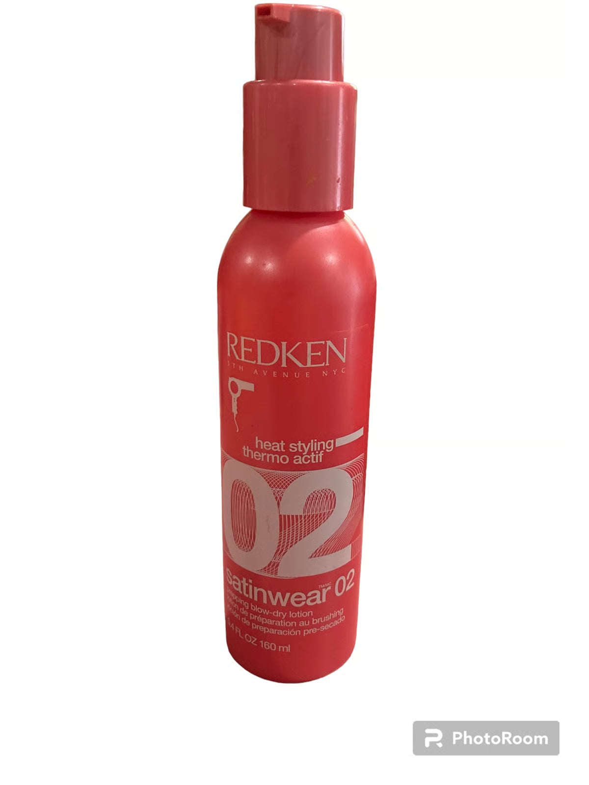 Redken Heat Styling Thermo Actif Satin Wear 02 5.4 oz