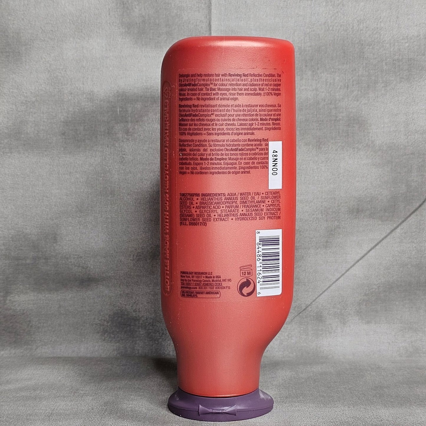 PUREOLOGY Serious Colour Care Reviving Red Reflective Conditioner 8.5oz w/o box