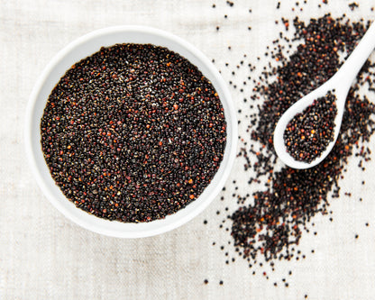 Fresh Organic Black Quinoa by RawJoy 25 lbs