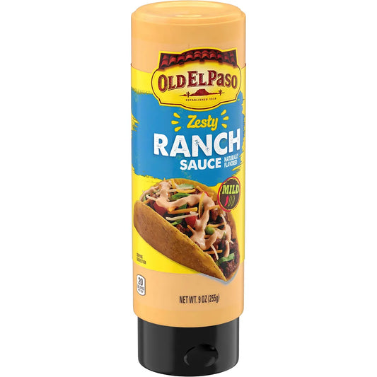 Old El Paso Zesty Ranch Squeeze Sauce 9 Oz bottle