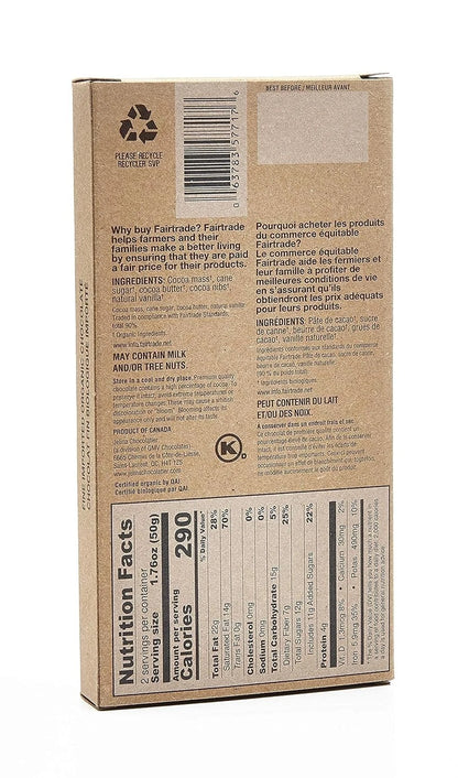 Jelina Chocolatier Dark Chocolate with Cocoa Nibs 8 pack