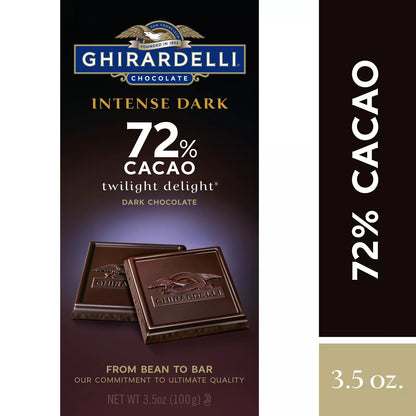 Ghirardelli Intense Dark 72% Chocolate 3.5 ounce