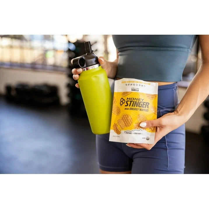 Honey Stinger Mini Vanilla Waffle Bars 5.3 oz bag ( Case Pack of 5)