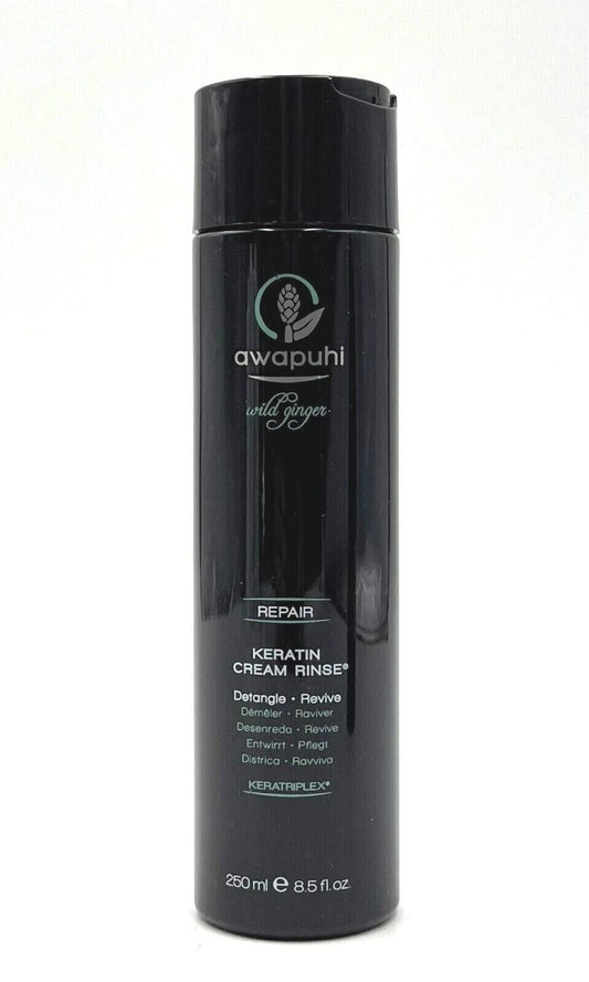 Paul Mitchell Awapuhi Wild Ginger Repair Keratin Cream Rinse Detangle 8.5 fl oz