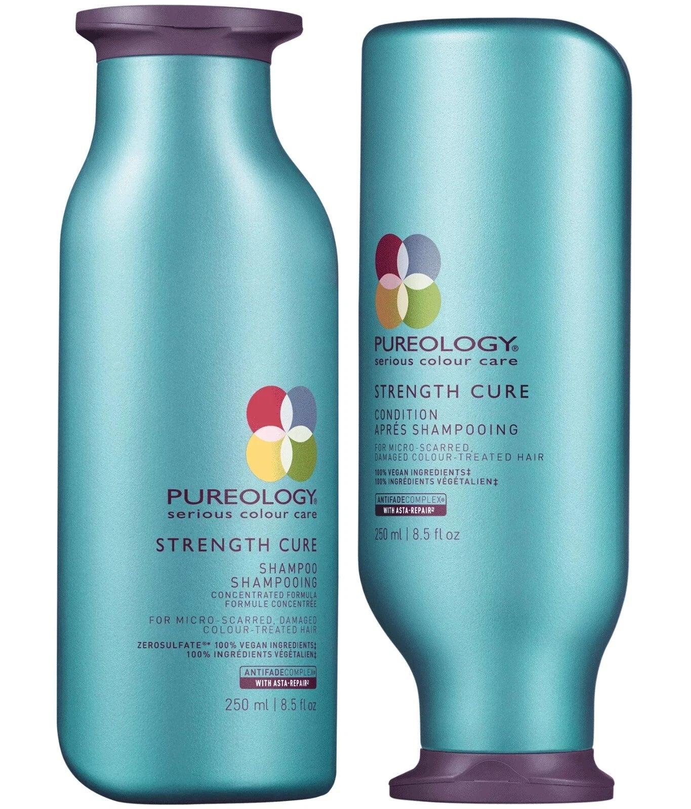 Pureology Strength Cure Shampoo & Conditioner 8.5 fl oz / 250 ml