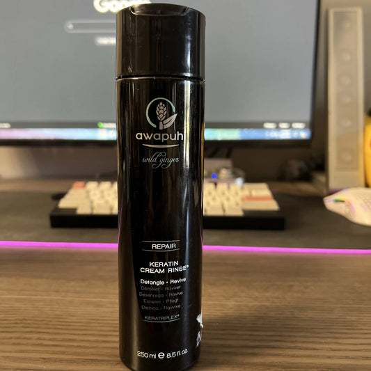 Paul Mitchell Awapuhi Wild Ginger Repair Keratin Cream Rinse Detangle Lather Shampoo 8.5 fl oz