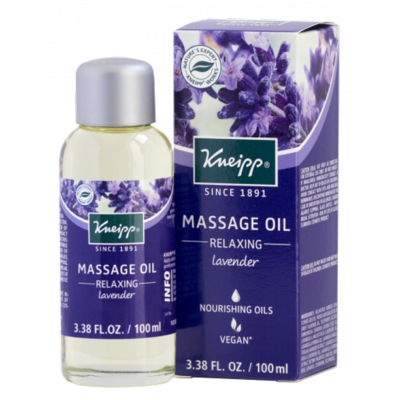 Kneipp Herbal Massage Oil Lavender 100ml 3.38 fl. oz Vegan