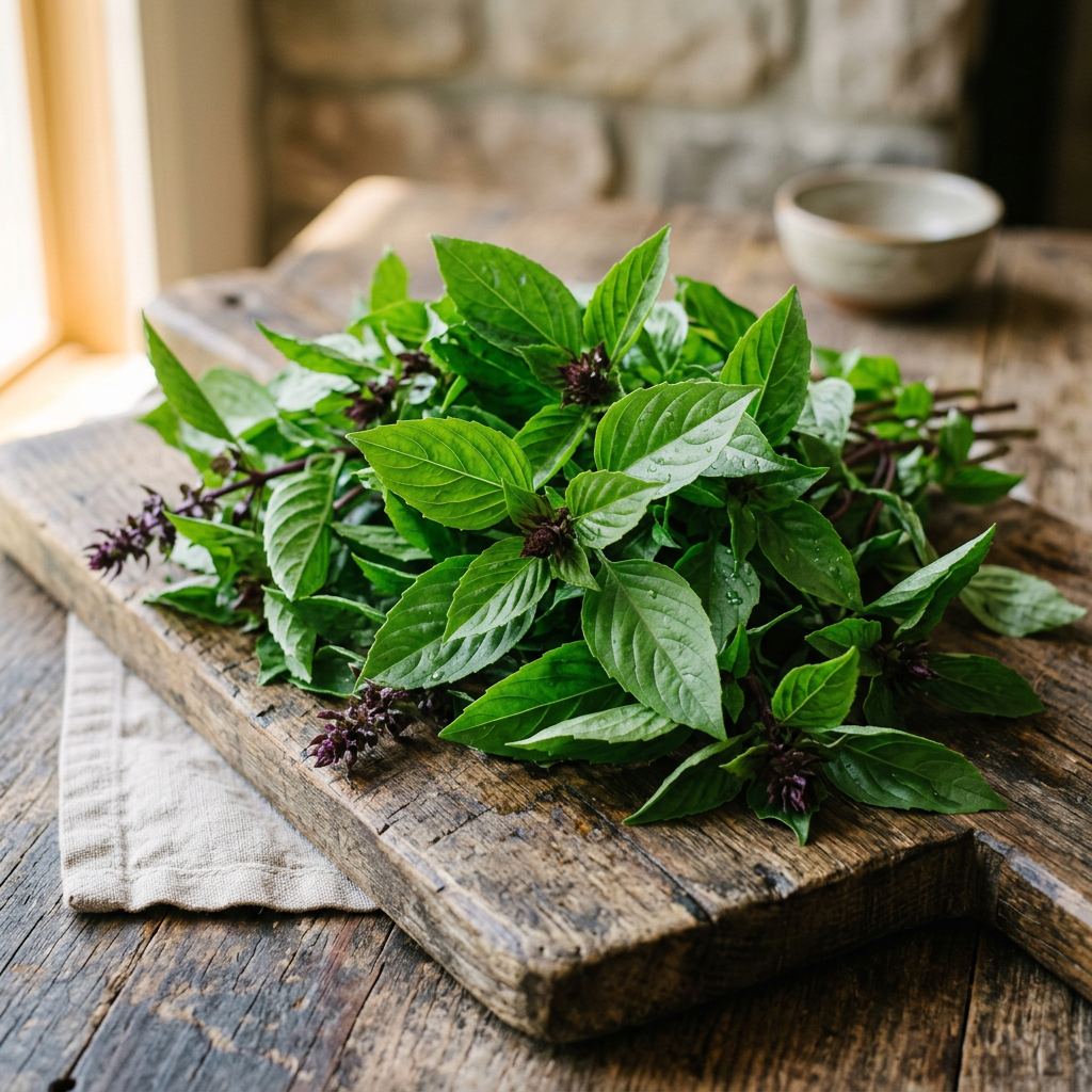 RawJoy Fresh Thai Sweet Basil, 8 oz (½ lb)