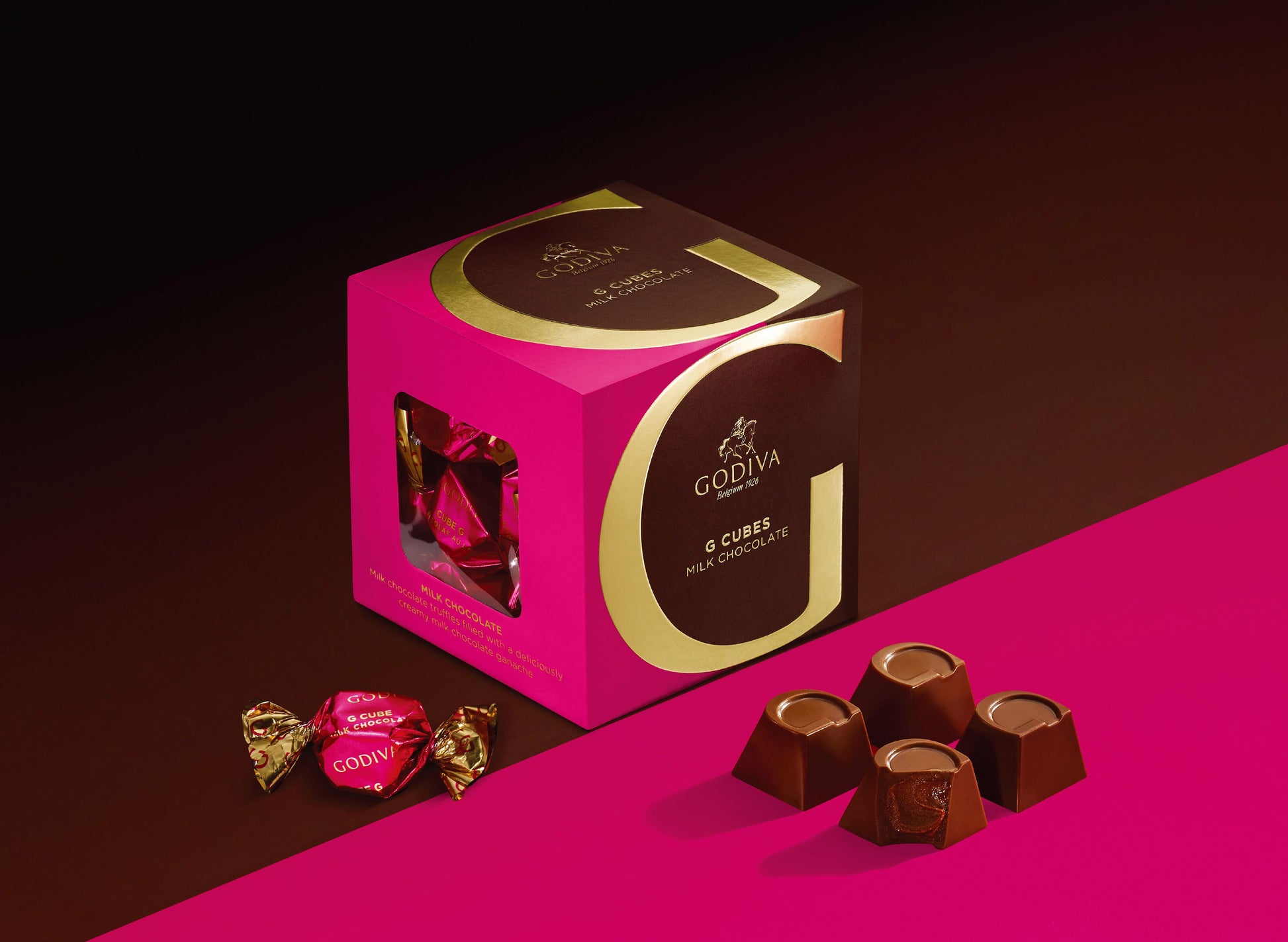Godiva Chocolatier 22Pc G Cube, Milk-Milk, 6.25 Ounce